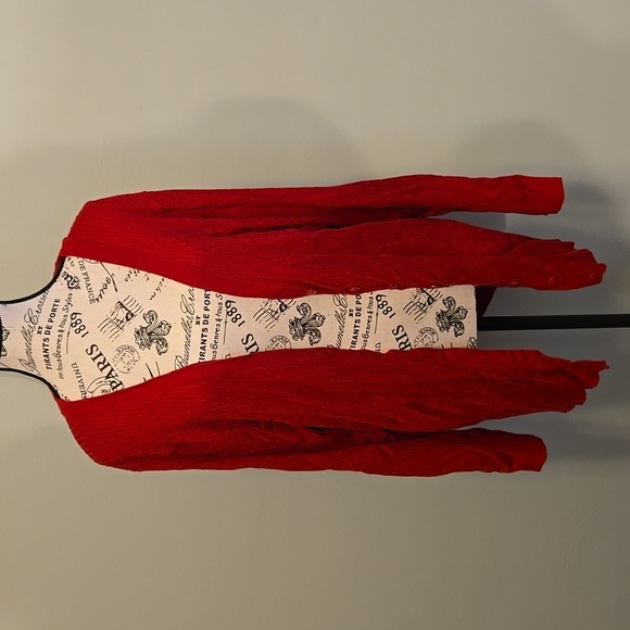 Red Cardigan - Picture 1 of 8